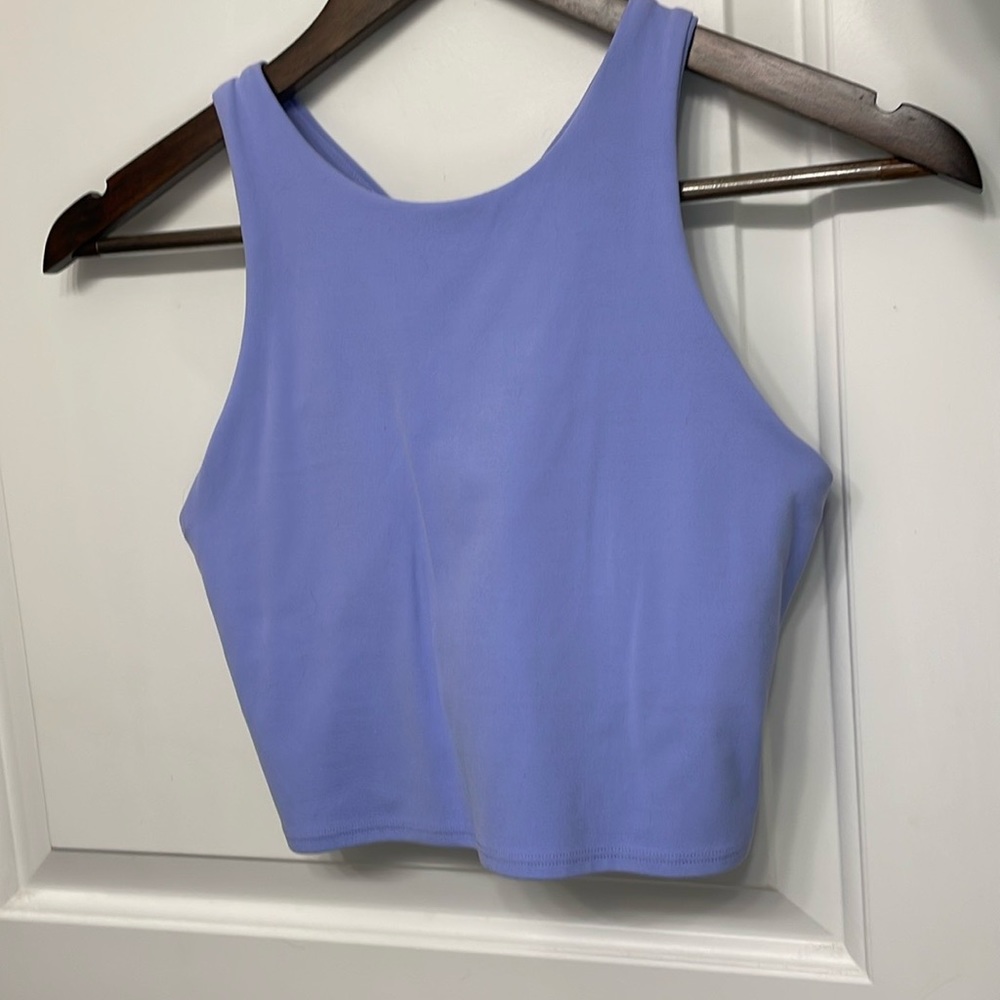Athleta ~ Hustle shell with brami | size:S | in periwinkle